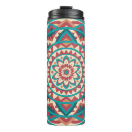 Modern Southwest Mandala Thermosbecher