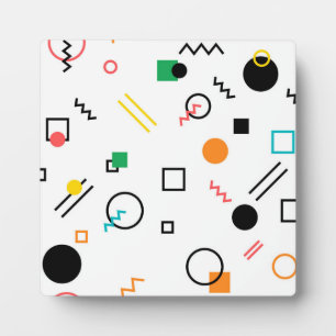Modern, spielerisch, cool, trendy, geometrisch geg fotoplatte