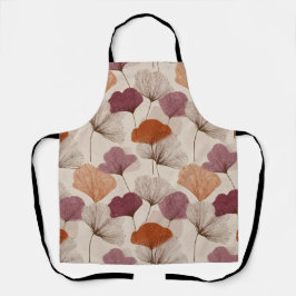 Modern Spring Botanical FloralAll-Over Print Apron Schürze