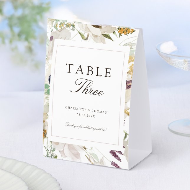  Modern Spring Wedding Wedding Table Number Tischaufsteller (Von Creator hochgeladen)