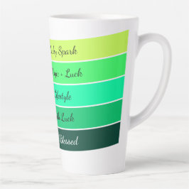 Modern St. Patrick’s Day Gradient  Milchtasse