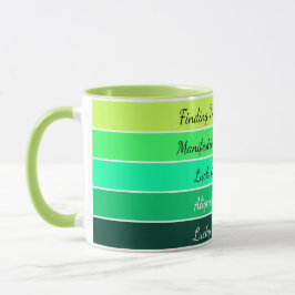 Modern St. Patrick’s Day Gradient Tasse