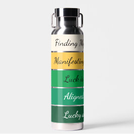 Modern St. Patrick’s Day Gradient Trinkflasche