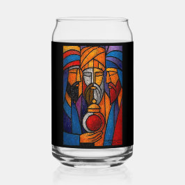 Modern Stained Glass Three Wise Men Dosenglas
