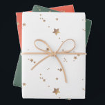 Modern Star Cherry Green White Christmas Happy Geschenkpapier Set<br><div class="desc">Verbringen Sie Feiertagssjubeln mit diesem festlichen auf Trend minimalistischem Sternenverpackungspapier. Ein wirklich einfaches,  aber elegantes,  einzigartiges Packpapier,  das die Urlaubsfreuden vermitteln wird!</div>