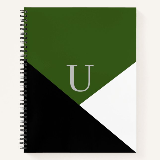 modern, stilvoll und farbenfroh notizbuch (Vorderseite)