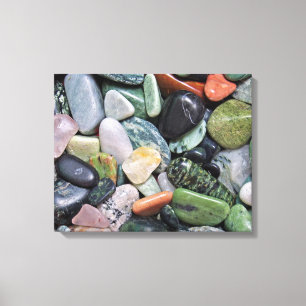 Modern Stones Kiesel Mineral Quarz Leinwanddruck