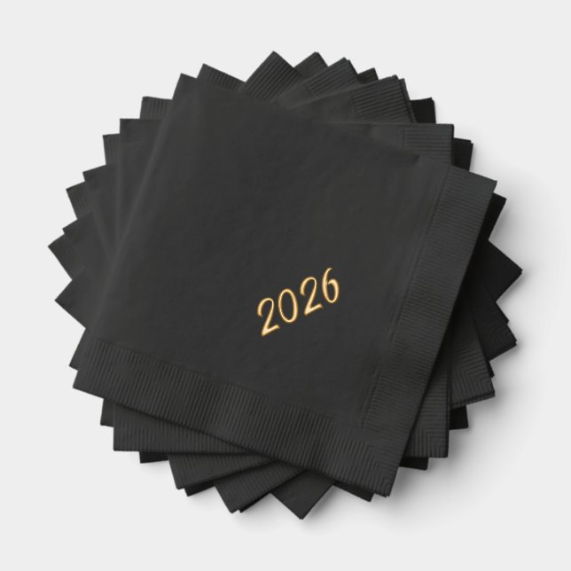 Modern Stylish Custom 2026 New Years Party Gold (Insitu (empilé))