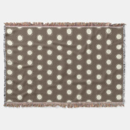 Modern Sun Motif Woven Blanket - Minimalistisch Ta Decke