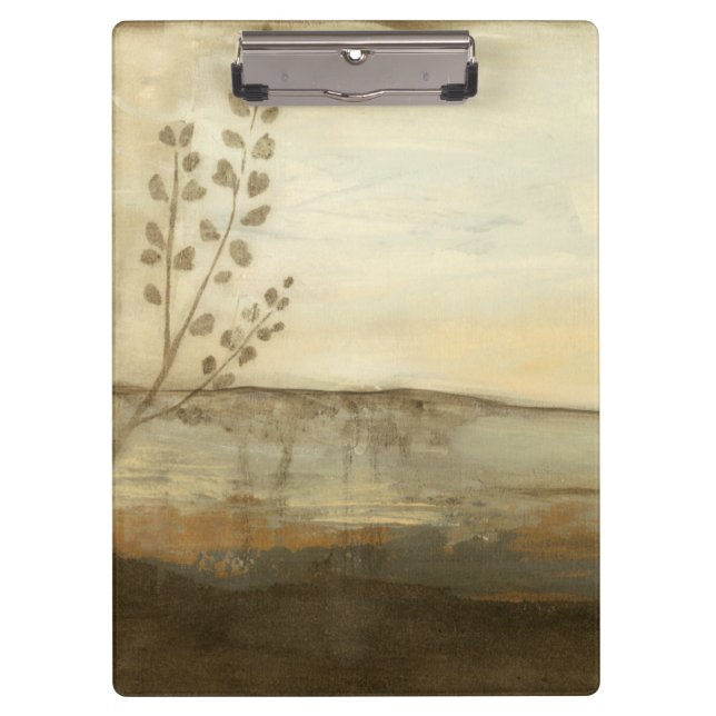 Modern Sunset Landscape Oil Painting Klemmbrett (Vorderseite)