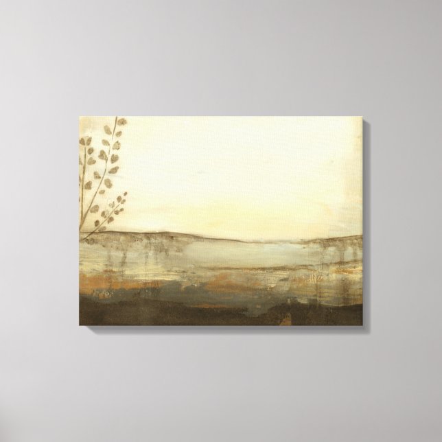 Modern Sunset Landscape Oil Painting Leinwanddruck (Vorderseite)