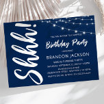Modern Surprise Birthday Party Einladung<br><div class="desc">Wenn es um das Erwachsenenalter geht, muss man manchmal einfach nur stilvoll feiern - und eine einprägsame Geburtstagseinladung kann ein großartiger Weg sein, um den besonderen Meilenstein zu würdigen. Die perfekte Karte sollte Ihre Persönlichkeit und Ihren Stil perfekt widerspiegeln - und wie kann man eine Aussage besser machen als mit...</div>