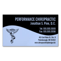 Modern Swirl Chiro Angel Emblem Chiropraktor