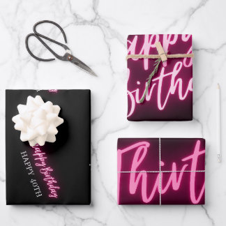 Modern Talk 30 zu mir 30. Geburtstag Party Custom Geschenkpapier Set