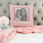 Modern Taupe & Pink | Sisters Gift Kissen<br><div class="desc">Modern Taupe & Pink | Sisters Gift Pillows make for thoughtful and practical ohrts, offering comfort and relaxation to the recipient. Here's a beschreibe of pillows as a gift: Give the gift of ultimate comfort and relaxation with these luxurious pillows. Crafted with the finest materials, these pillows are designed to...</div>