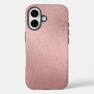 Modern Teal Gold Pink iPhone 16 Hülle