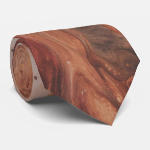 Modern Terracotta Brown Krawatte