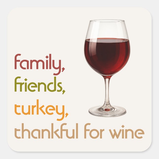 Modern Thanksgiving Typography | Cozy Fall Sticker (Devant)