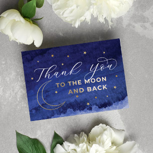 Modern To the Moon and Back Merci Cartes