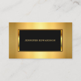 Modern trendy Gold Glitter stylish professional Visitenkarte