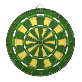 Modern trendy grün und gelb dartscheibe