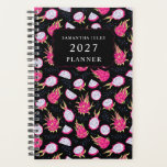Modern Tropical Fruit Pattern Planer<br><div class="desc">Stay organized in style with the Modern Tropical Fruit Pattern Planner. This planner features a vibrant and eye-catching dragon fruit design, bringing a touch of tropical charm to your daily planning routine. Perfect for tracking appointments, goals, and to-do lists, it combines functionality with a fresh, modern aesthetic. The durable cover...</div>