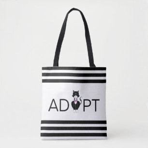 Modern Tuxedo Wild Cat Adoptier Tasche
