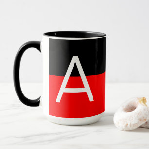 Modern Two Tone Monogram Tasse
