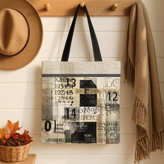 Modern Typography Design Tote Tasche (Von Creator hochgeladen)