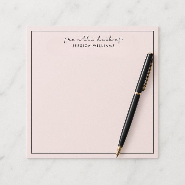 modern typography, pink 2 from the desk of notepad notizblock (Von Creator hochgeladen)