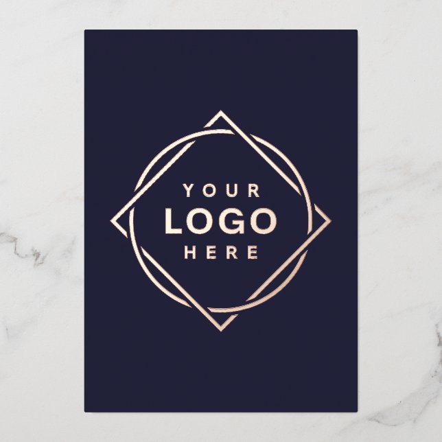 modern und elegant 5" x 7" Foil Einladung (Vorderseite)
