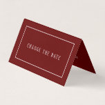 Modern und schlank, Farbe, ändern Sie die Datumska Visitenkarten<br><div class="desc">Modern und schlank, jede Farbe, ändern Sie die Datumskarten durch den Business Card Store.</div>