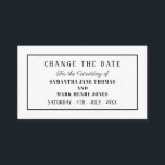 Modern und schlank, Farbe, Datum ändern Begleitkarte<br><div class="desc">Modern und schlank, jede Farbe, ändern Sie die Datumskarten durch den Business Card Store. Ideal für Partys und Veranstaltungen aller Art. Hochzeiten, Verlobungen, Geburtstage, Geburtstage, Jahrestage, Alle Farben und Schriftart dieses Produktes können bearbeitet werden.</div>