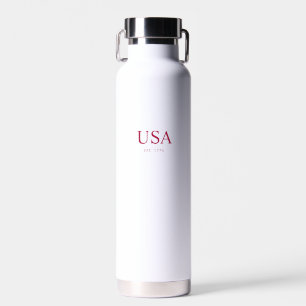 Modern USA Gegründet 1776 Trinkflasche