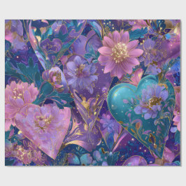 Modern Valentine Wrapping Paper– Abstract Colorful Geschenkpapier