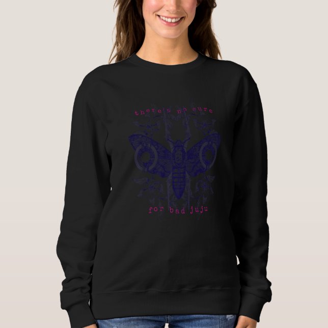 Modern Vaporwave Aesthetic Macabra Encyclopedia Ba Sweatshirt (Vorderseite)