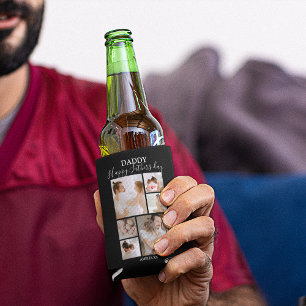 Modern   Vatertag FotoCollage Dosenkühler