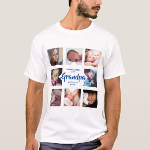 Modern   Vatertag   Fotocollage-T-Shirt T-Shirt