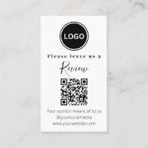 Modern | Verlass uns eine Überprüfung | QR-Code