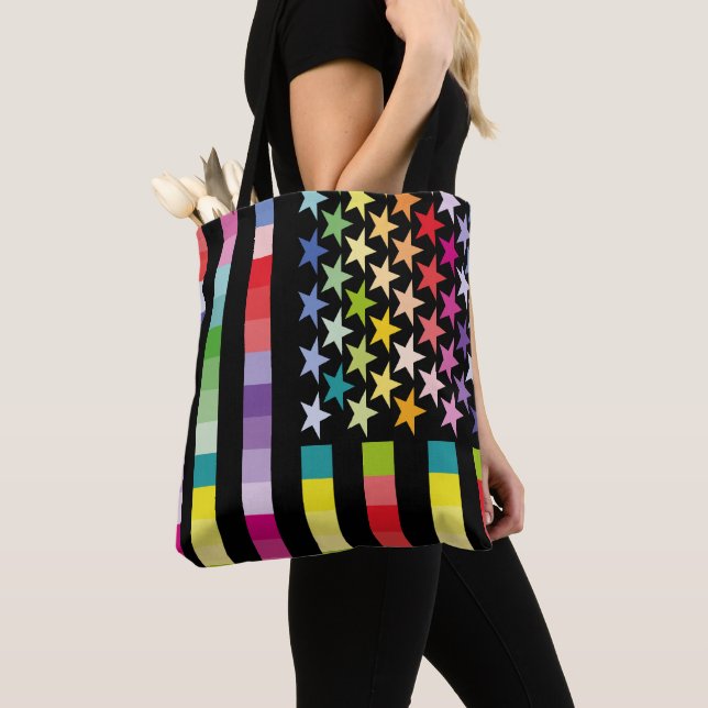 MODERN VERSION MULTICOLOR USA/EEUU FLAG MASANSER TASCHE (Von Nahem)