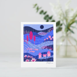 Modern Vibrant Dreamscape Notecard