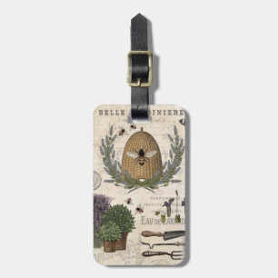 Modern Vintage French Farmhouse Gepäckanhänger