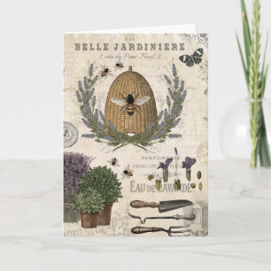 Modern Vintage French Farmhouse Karte