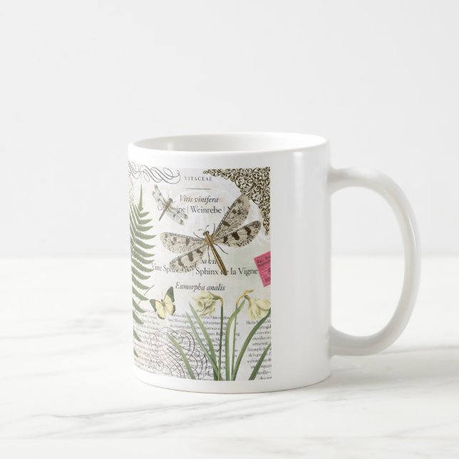 Modern Vintch French Draquelly Kaffeetasse (Rechts)