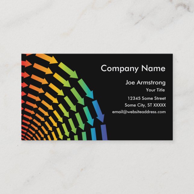 Modern Visitenkarte (Vorderseite)