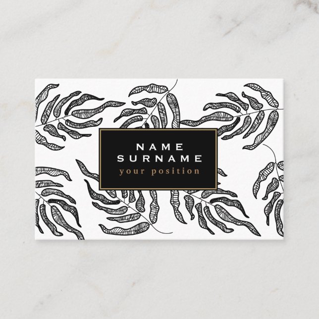 Modern Visitenkarte (Vorderseite)