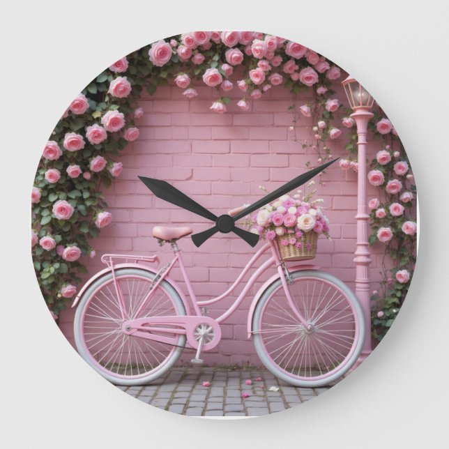 Modern Wall Clock for Stylish Home Decor Große Wanduhr (Vorderseite)