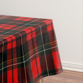 Modern Wallace Red Scottish Tartan Plaid Pattern Tischdecke