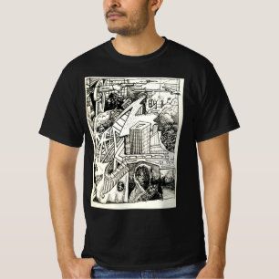 "Modern Warfare" Tuschezeichnung T-Shirt