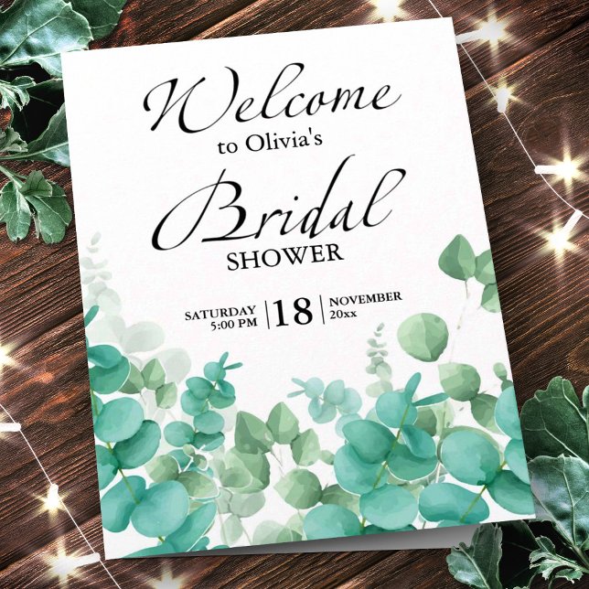 Modern wedding simple elegant rustic bridal shower karte (Von Creator hochgeladen)